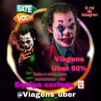 Viagem Uber 50% / bate e volta (equipe coringa)